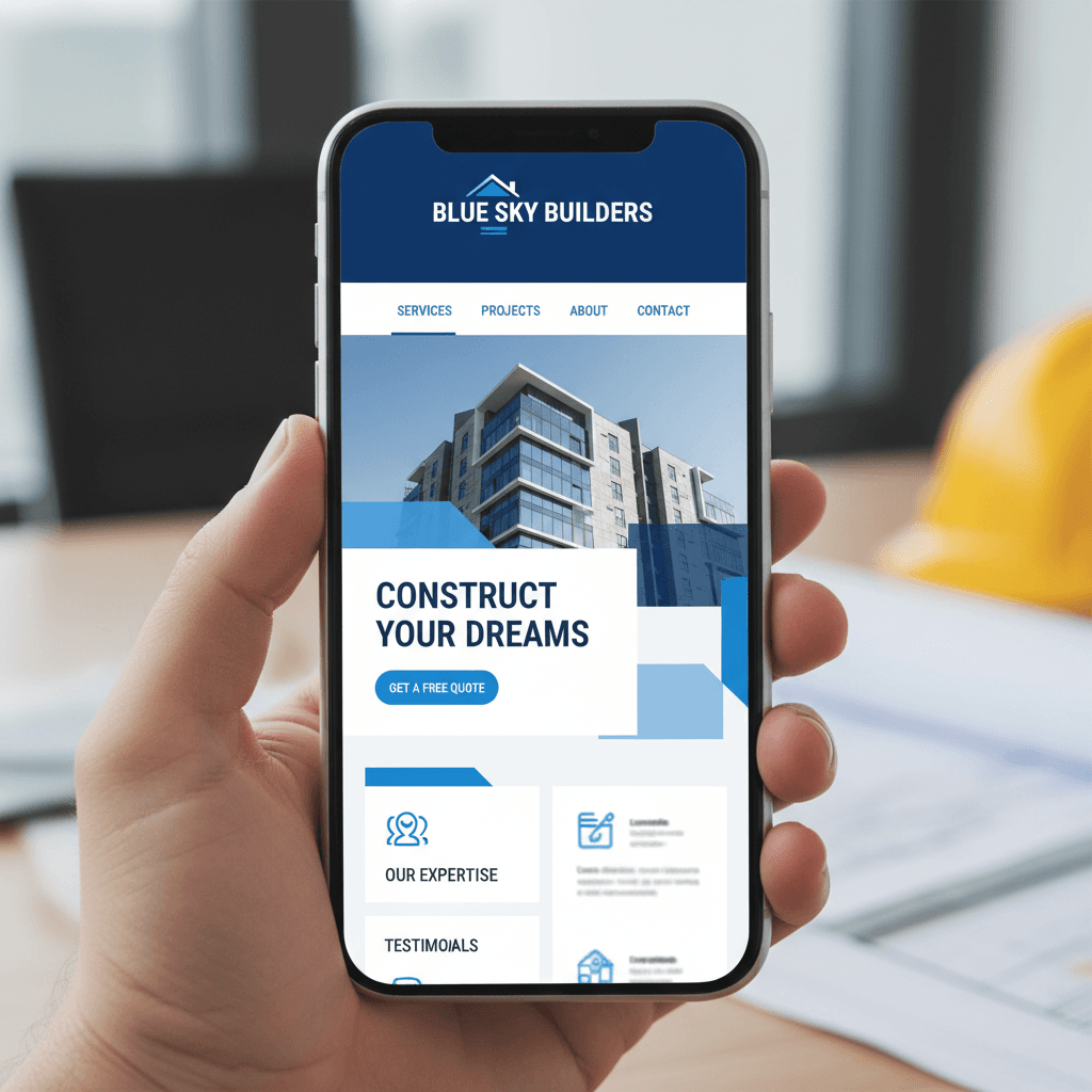 Mobile-first website